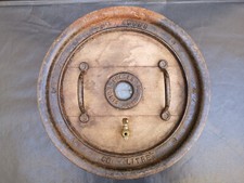 Simon Frères Cherbourg Fabricant Baratte beurre Facade bois et fonte début XXe