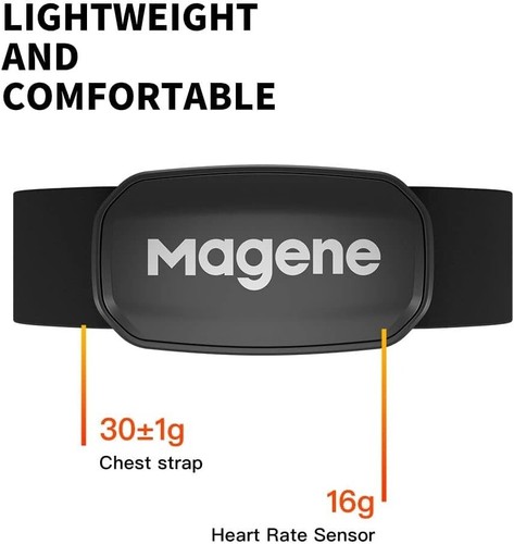 Magene H303 Pulsmesser Brustgurt HRM Fitness Tracker IP67 Wasserdichte Unterstüt - Bild 7 von 9