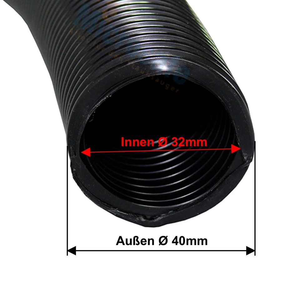 Saugschlauch Meterware 32 mm Staubsauger Reparaturschlauch Staubsaugerschlauch - Bild 2 von 2