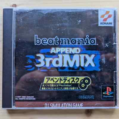 Playstation 1 PS1 PSX BeatMania Append 3rd Mix in OVP | Japan Import