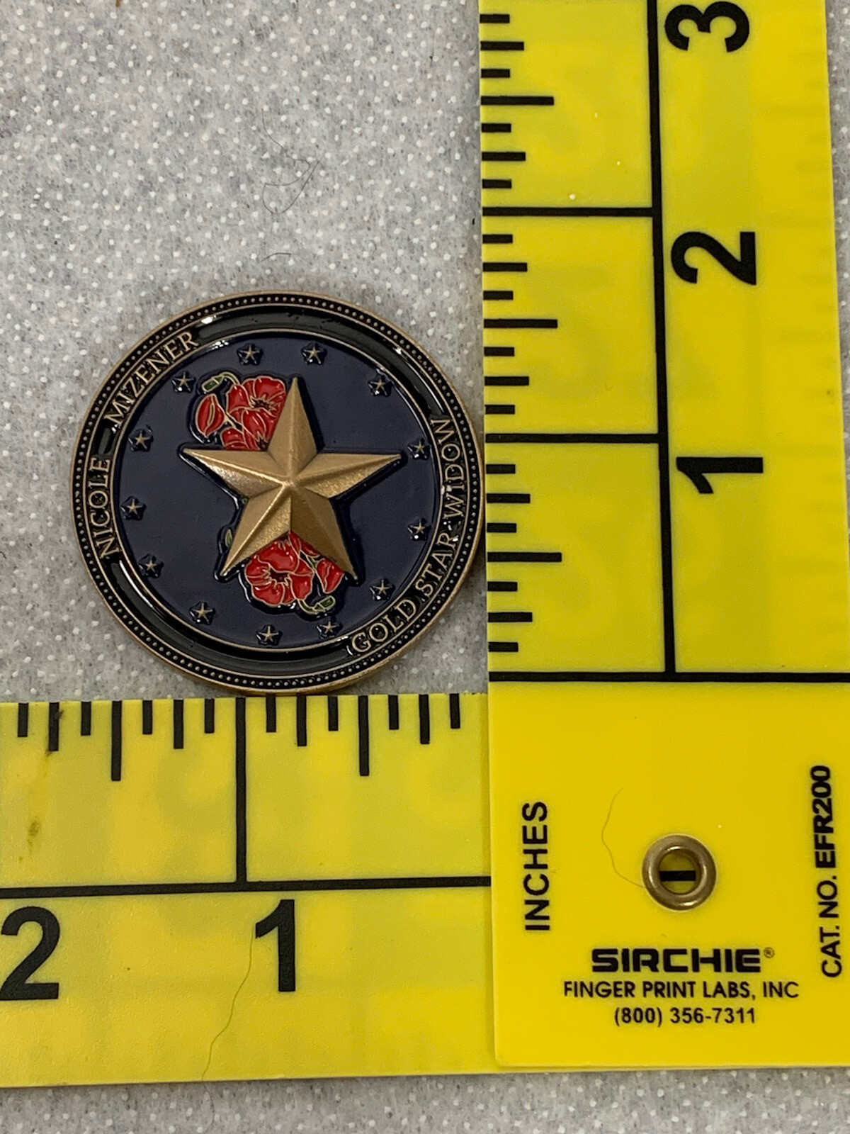 Nicole Mizener Gold Star Widow Challenge Coin eBay