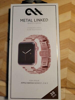 Case-Mate 38/40mm Metal Linked Watch Band Apple Watch RoseGold(Series 1,2,3,4)