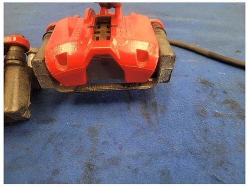 2001-2004 Chevrolet Corvette Z06 FRC C5 Calipers Rear Back Brakes Red 2066 - Foto 3 di 12