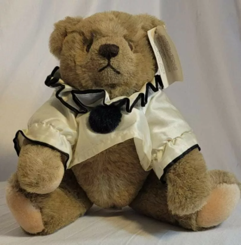 Vintage Bialosky Bear by GUND Clown Movable Arms Legs Plush