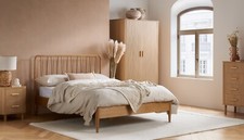 Oak Finish Wood Bedroom Cabinet,Wardrobe,Chest Drawers,Bedside,Furniture,Table