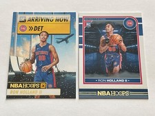 (2) 2024-25 NBA Hoops Arriving Now Ron Holland II #14 Winter RC + Winter RC #235