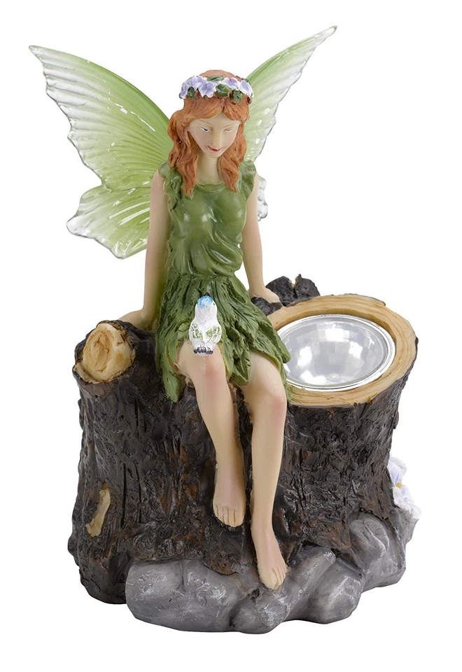 Fairy Statue Solar Spotlights (Triple Pack) Garden Ornaments - Image 3 of 4
