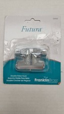 Franklin Brass Futura Double Towel Hook in Chrome D2402