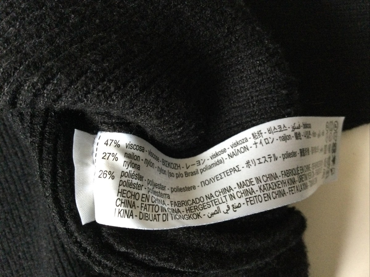 Pull Col Roulé Zara Noir Taille S/M - Avec Nœuds Aux Poignets, Très Bon état