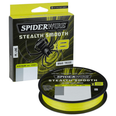 Spiderwire Stealth Smooth 8 Braid Hi Viz Yellow 300M