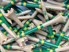 New Truestrike 3 1/4 Natural PTS Augusta Striped 3.25 Premium Golf Tees