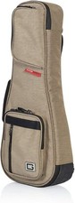 Gator Cases Transit Series Soprano Ukulele Gig Bag; Tan Exterior GT-UKE-SOP-TAN