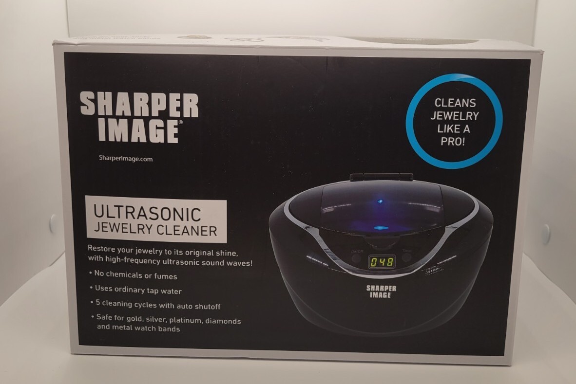 Sharper Image Ultrasonic Jewelry Cleaner Highly Rated Latest Model *NEW