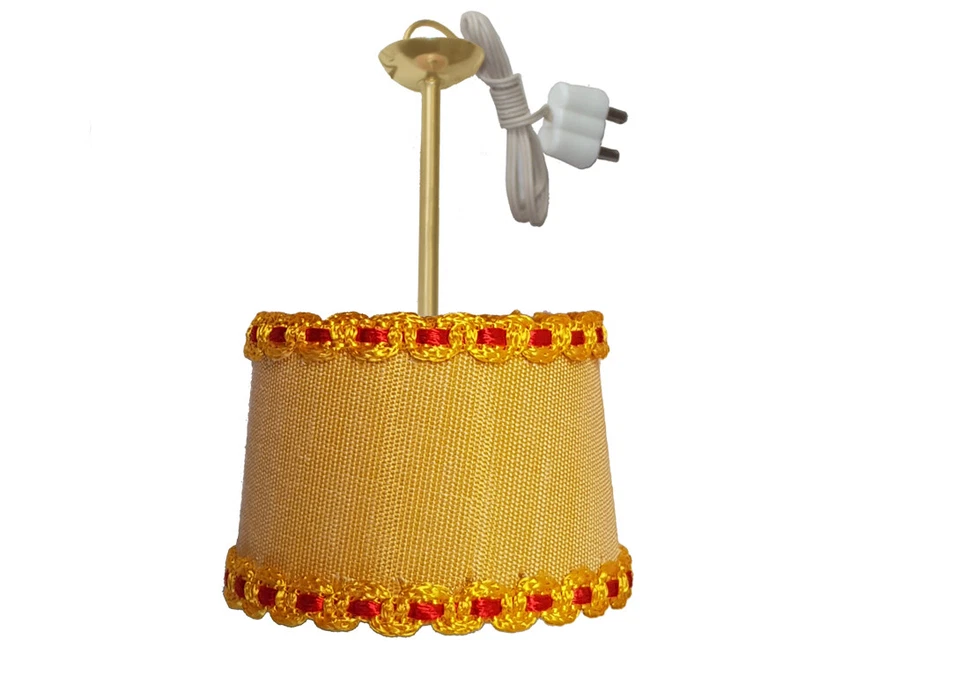 Hängelampe für Puppenhaus, Puppenstube 3,5V Lampe, Beli-Beco 202 gelb