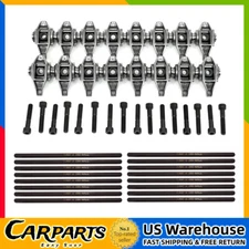 LS1 Rocker Arms with 7.400" Pushrods for Sierra LS2 LS6 LQ4 LQ9 LM7 4.8 5.3 6.0