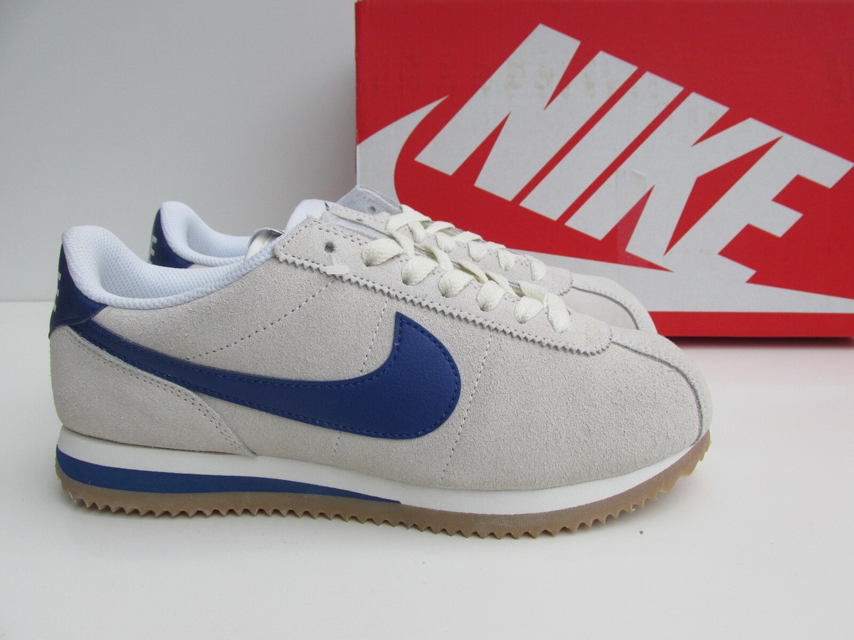 bnib NIKE CORTEZ Pale Ivory Deep Royal Blue suede UK 4.5 EUR 38 FQ8108 110  | eBay UK