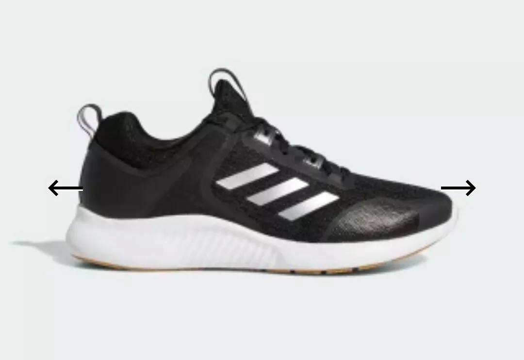 Adidas Womens Edgebounce G28428 1.5 W Black Silver US size 8 UK