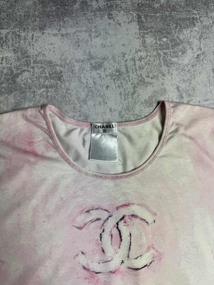 Chanel Coco Mark CC Logo Luxury Tank Top Barbie T-Shirt Size