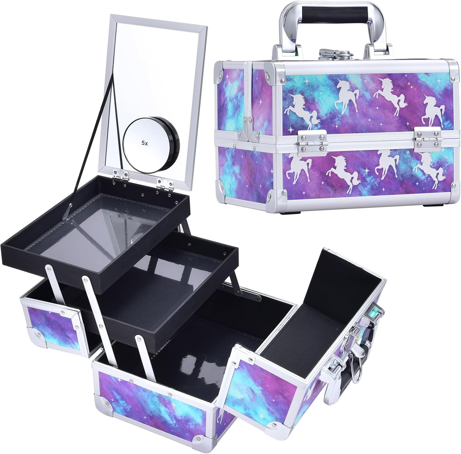 Valigetta Trucchi Beauty Case Porta Trucco Valigia Porta Trucchi Valigetta per T