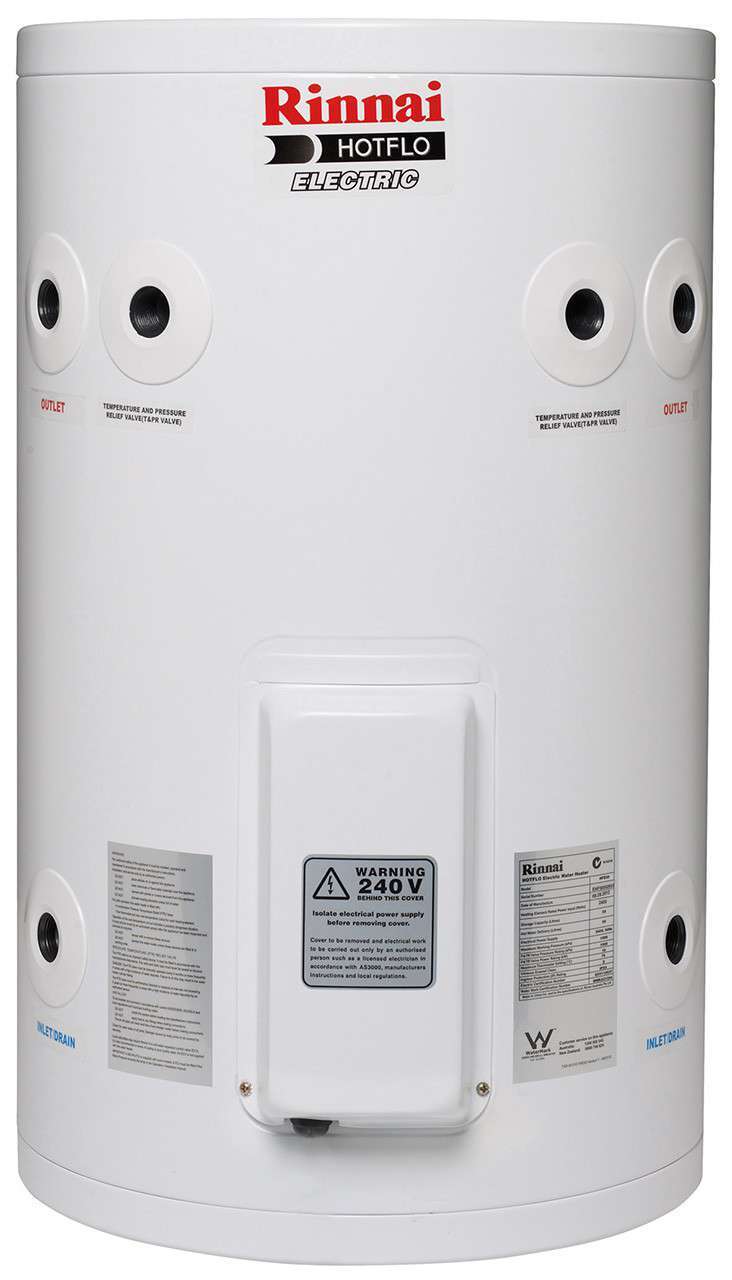 Rinnai HotFlo 50L 3.6kW Hardwired Electric Hot Water Storage Tank