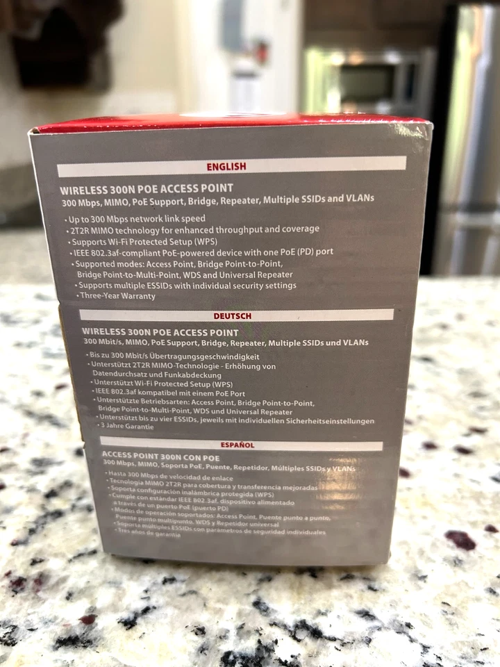 Intellinet 300N Wireless PoE Access Point - New, Sealed - Image 4 of 4