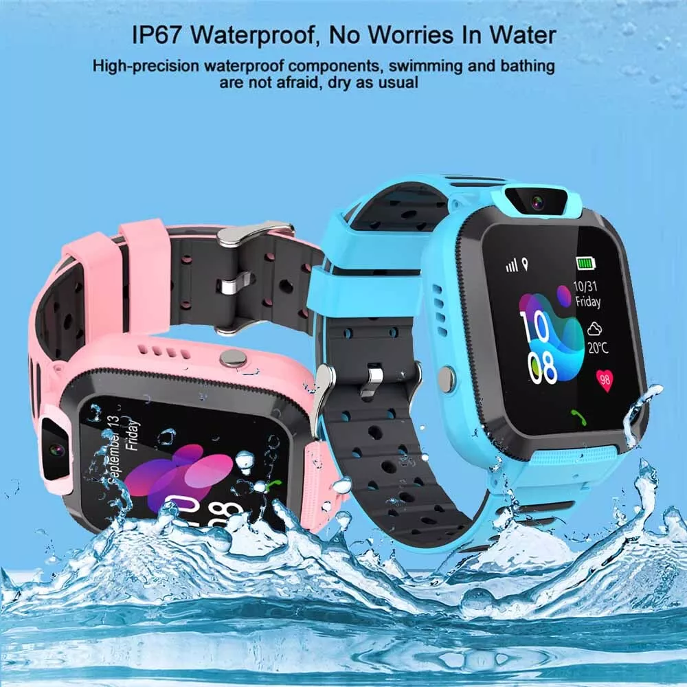 Waterproof smart watch store for swimming
