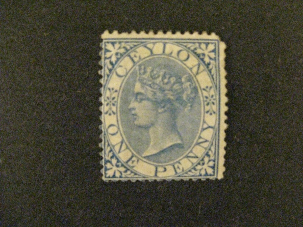 Ceylon #61 mint hinged short perf crease a21.7 2657 | eBay