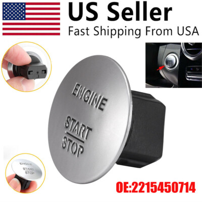 #ad #ad Keyless Go Engine Push to Start Button Start Stop Fits For Mercedes Benz $7.75