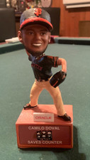 SF GIANTS Camilo Doval SGA BOBBLEHEAD 04/06/24  great shape - cool saves counter