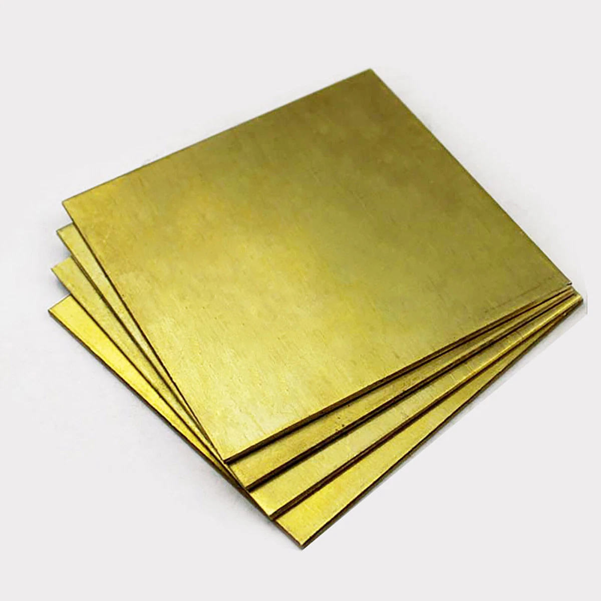 Brass Plate Metal Cut Sheet 0.8/1/1.2/1.5/2/2.5/3/4mm Thick - Various sizes