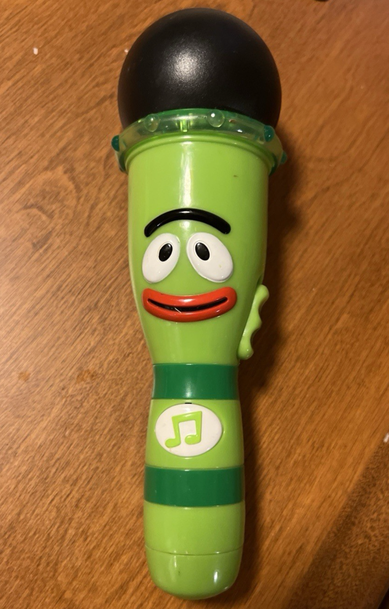 YO GABBA GABBA RAZZLE DAZZLE BROBEE MICROPHONE - WORKS | eBay
