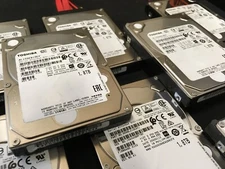 *LOT OF 10* TOSHIBA 1.8TB 10K 12G 2.5" AF SAS AL15SEB18EP *4096 FORMAT