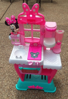 [Just Play] Minnie Mouse Happy Helpers Brunch Cafe USED OOP Rare