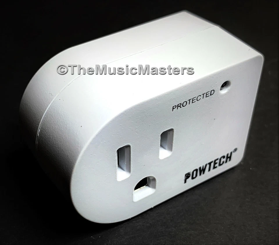 4X Single Outlet AC Wall Plug Surge Protector Power Suppressor 245 Joules 1875W - Image 2 of 4