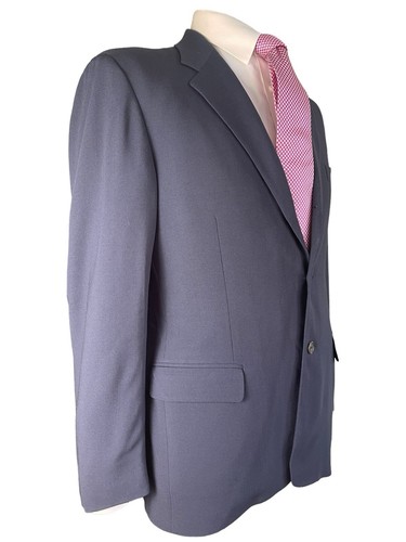 PRADA MILANO, DARK BLUE WOOL BLAZER, SIZE 42L - Picture 9 of 20