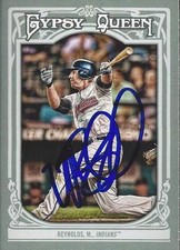 Mark Reynolds Cleveland Indians 2013 Topps Gypsy Queen Signed Card 