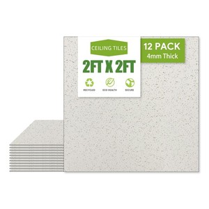 Noooza 2ft x 2ft Printed Pro Ceiling Tile - Drop Ceiling Tiles 24 x 24in....