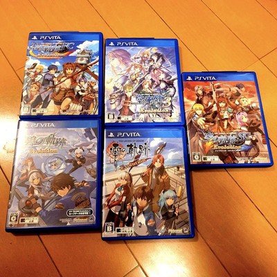 The Legend of Heroes Zero Ao Sora no Kiseki Evolution FC 3rd SC PS VITA 5 set 