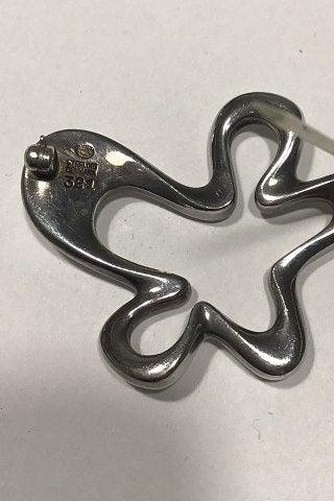 ジョージジェンセン スプラッシュ ブローチ 321 ☆美品☆スプラッシュ☆ブローチ☆321☆ジョージジェンセン