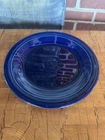 2005 Homer LaughlinFiestaware Diner Plate Colbolt Blue 10 1/2"