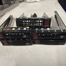 Lot of 5 Supermicro 01-SC97373-XX00C103 HDD Hot Swap Tray Caddy 3.5 LFF SAS SATA