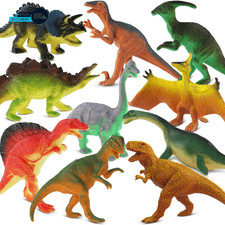 Dinosaur Toys for Kids 3-5 10 PCS Realistic Plastic Dinosaur Figure Toy Set