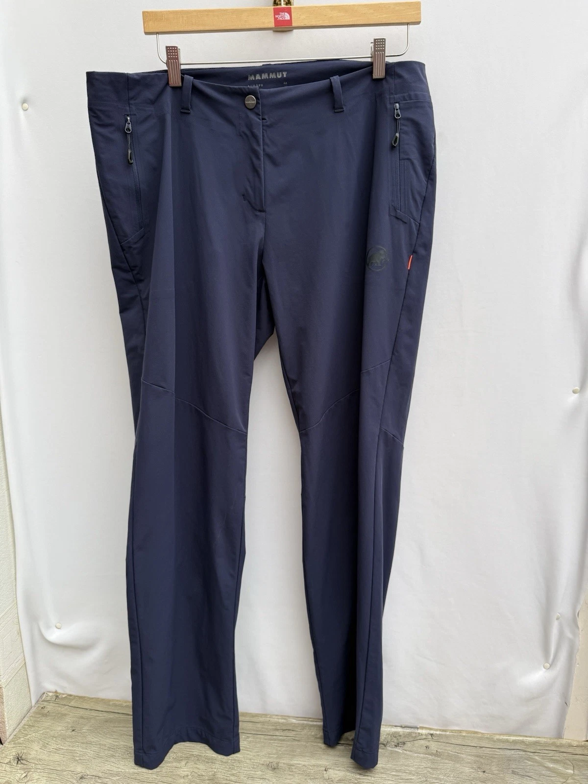 Mammut Runbold Guide SO Softshell Hiking Trousers Navy Stretch Womens UK 18