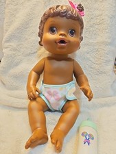 2008 Hasbro Baby Alive Drink and Wet African American Baby Doll