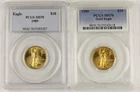 1989 $10 1/4 Oz American GOLD EAGLE GEM BU Coin PCGS MS70 Key Date Perfect Grade