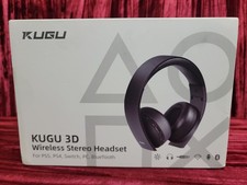 £Kugu 3d Wireless Stereo Headset New Sealed Gaming For Ps5 Ps4 Switch Pc sealed