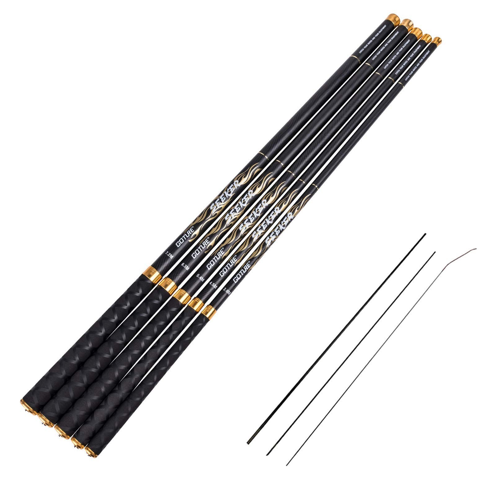 Goture//Telescopic Tenkara Fishing Rod Kit//Ultralight Travel Fishing Rod,Por...