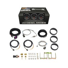 Glowshift Boost 1500f Pyro Egt 100 Fuel Pressure Diesel Gauges Black 7 Color