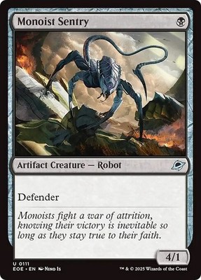 MONOIST SENTRY x4 mtg NM-M Edge of Eternities 4 Unc