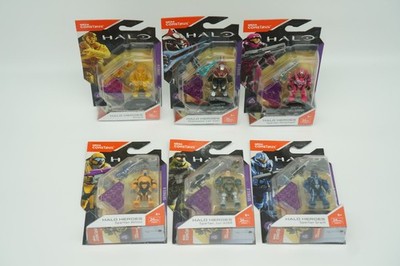 Mega Construx Halo Heroes Series 6 Complete Set Shipmaster Spartan Jun